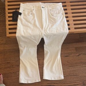 rag & bone women’s Off-White Bootcut Jeans